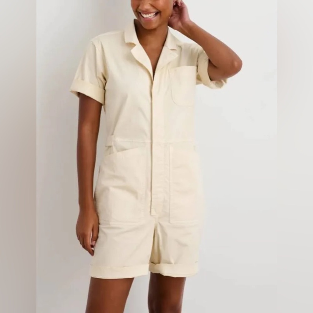 Alex Mill Short Sleeve Jumpsuit (small)